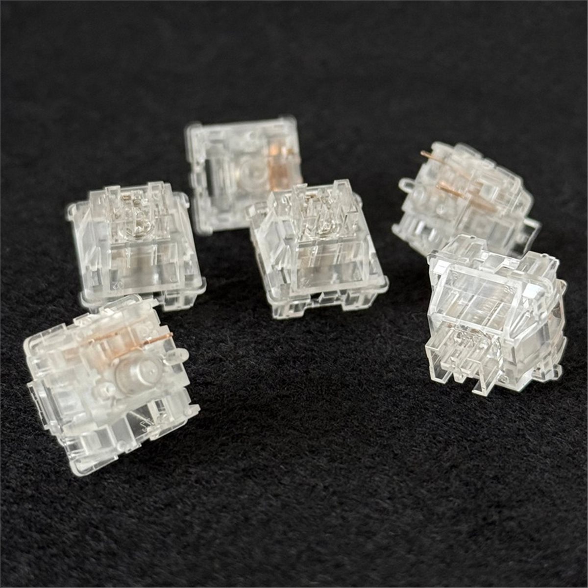 Silent Switch Mechanical Keyboard - SWXF Ice Snow Tastaturschalter, Geräuschlos, 5-Pin,