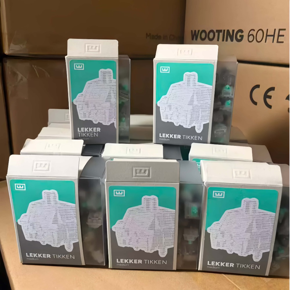 Hall Effect Magnetic Switch Keyboard - Für Wooting 60HE Lekker Tikken Medium/Light