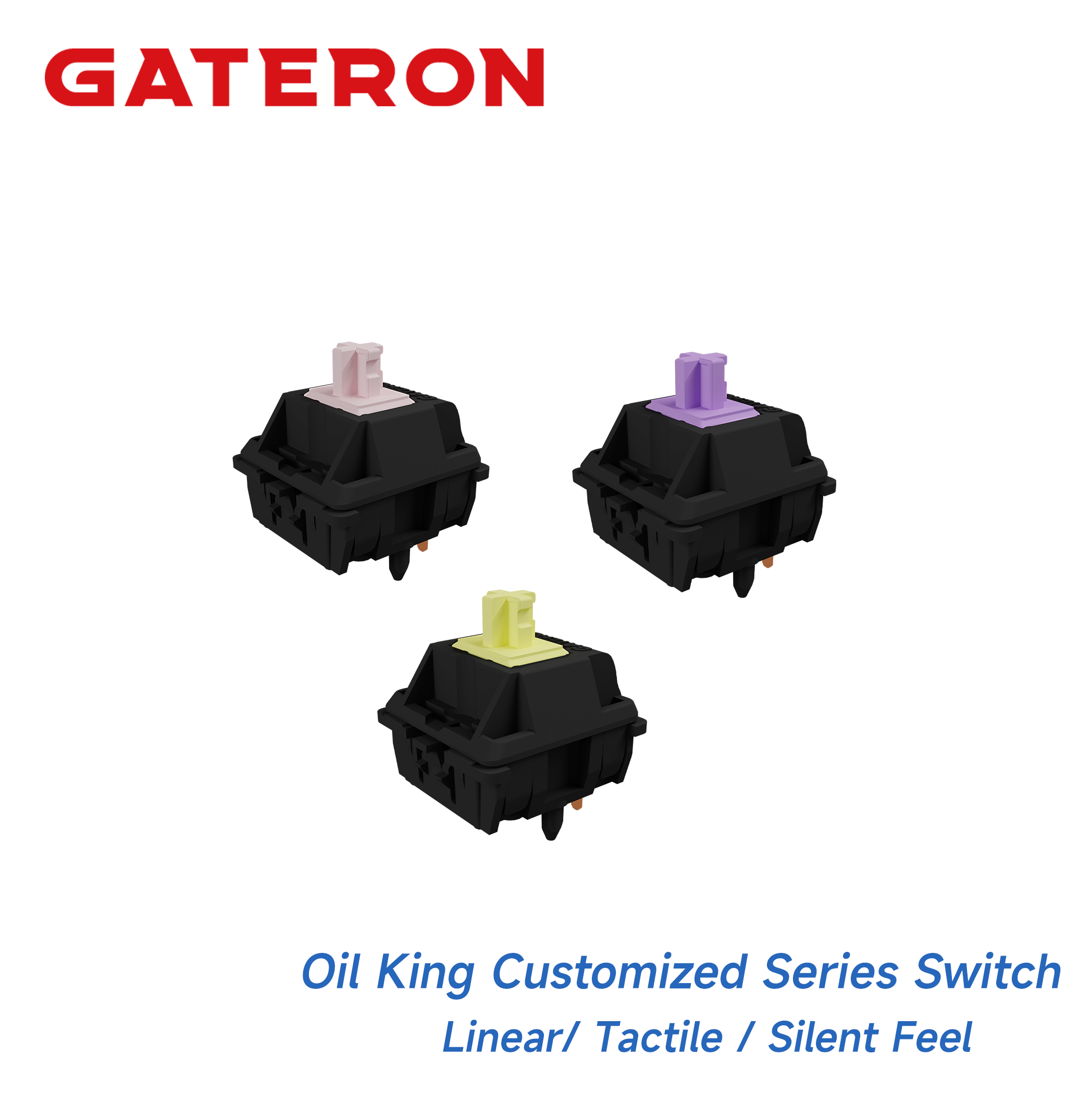 Gateron Switch Linear Tactile - GATERON Oil King Familier Serie Schalter