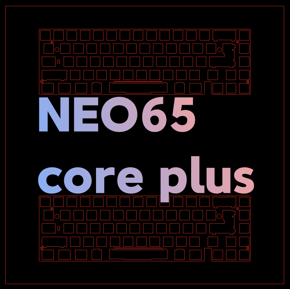 Keyboard Stabilizer Screw In - 65% NEO Core Plus Mechanische Tastatur