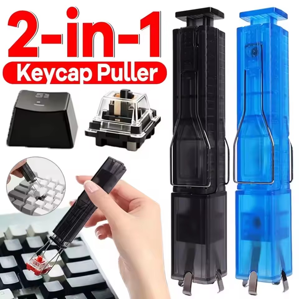 Switch Puller Keycap Puller Kit - 1/2 Stück Schalter-Abzieher, mechanischer Tastatur-Schalter-Abzieher, Tasten-Entferner,
