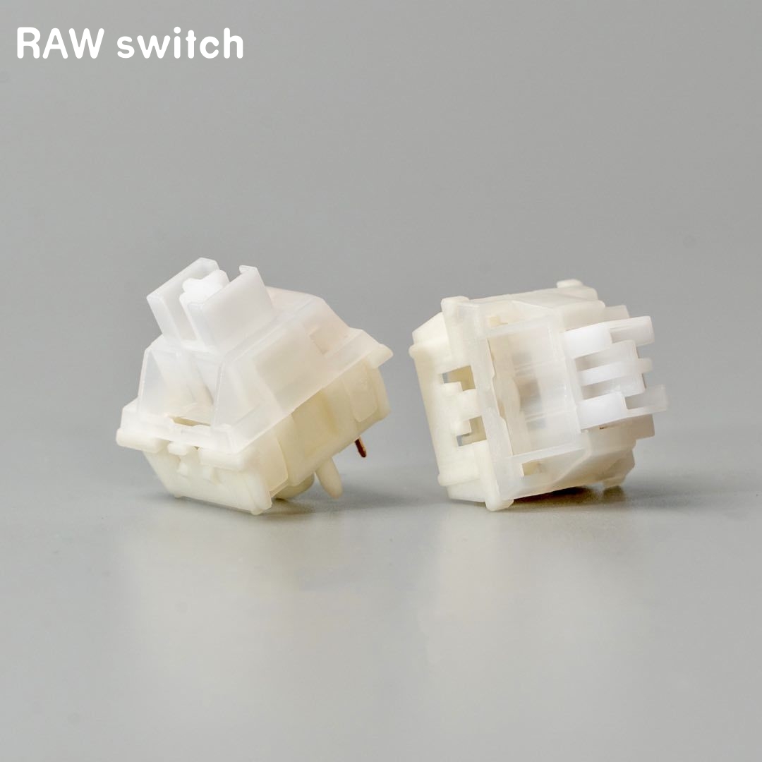 Keyboard Switch Lubed Linear 45G - KeyGeek Switch RAW 45g Linearschalter 5-polig