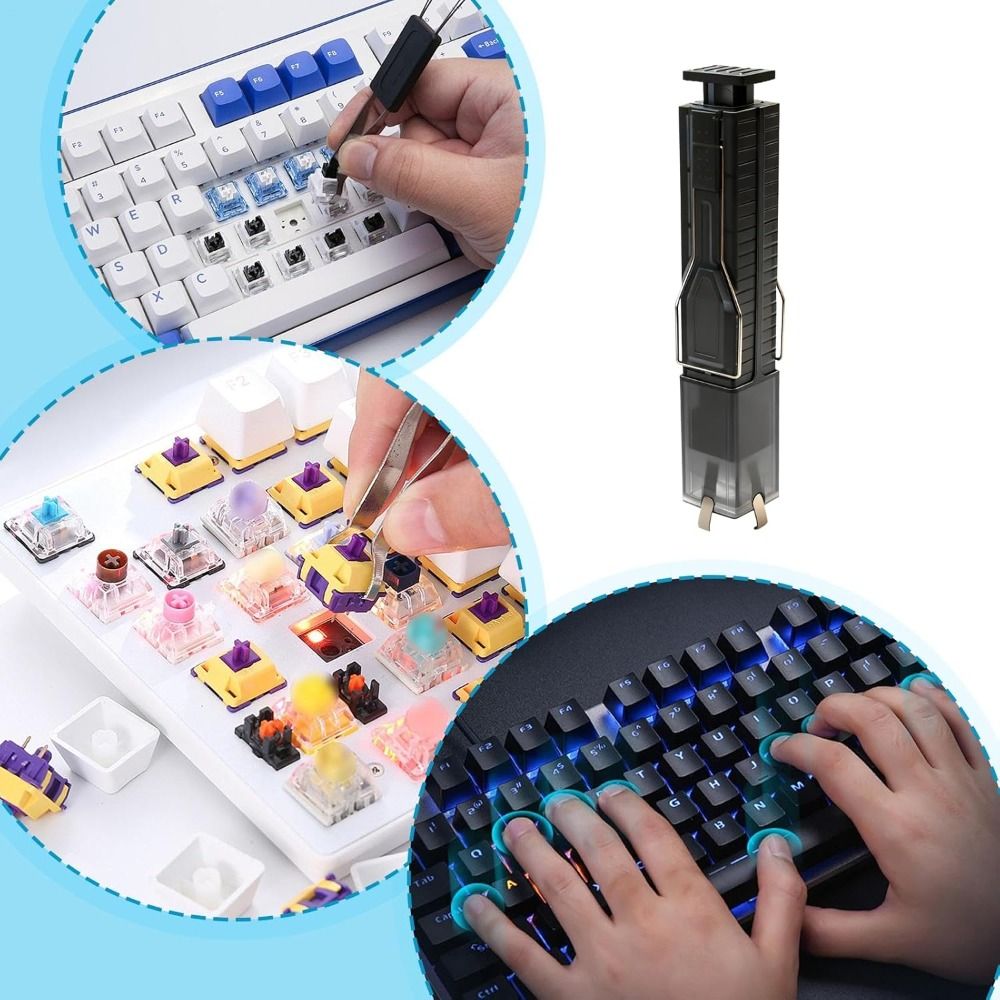 Switch Puller Keycap Puller Kit - 2-in-1-Tastenkappen-Abzieher, multifunktionales Demontagewerkzeug, Schalter-Abzieher zum Entfernen