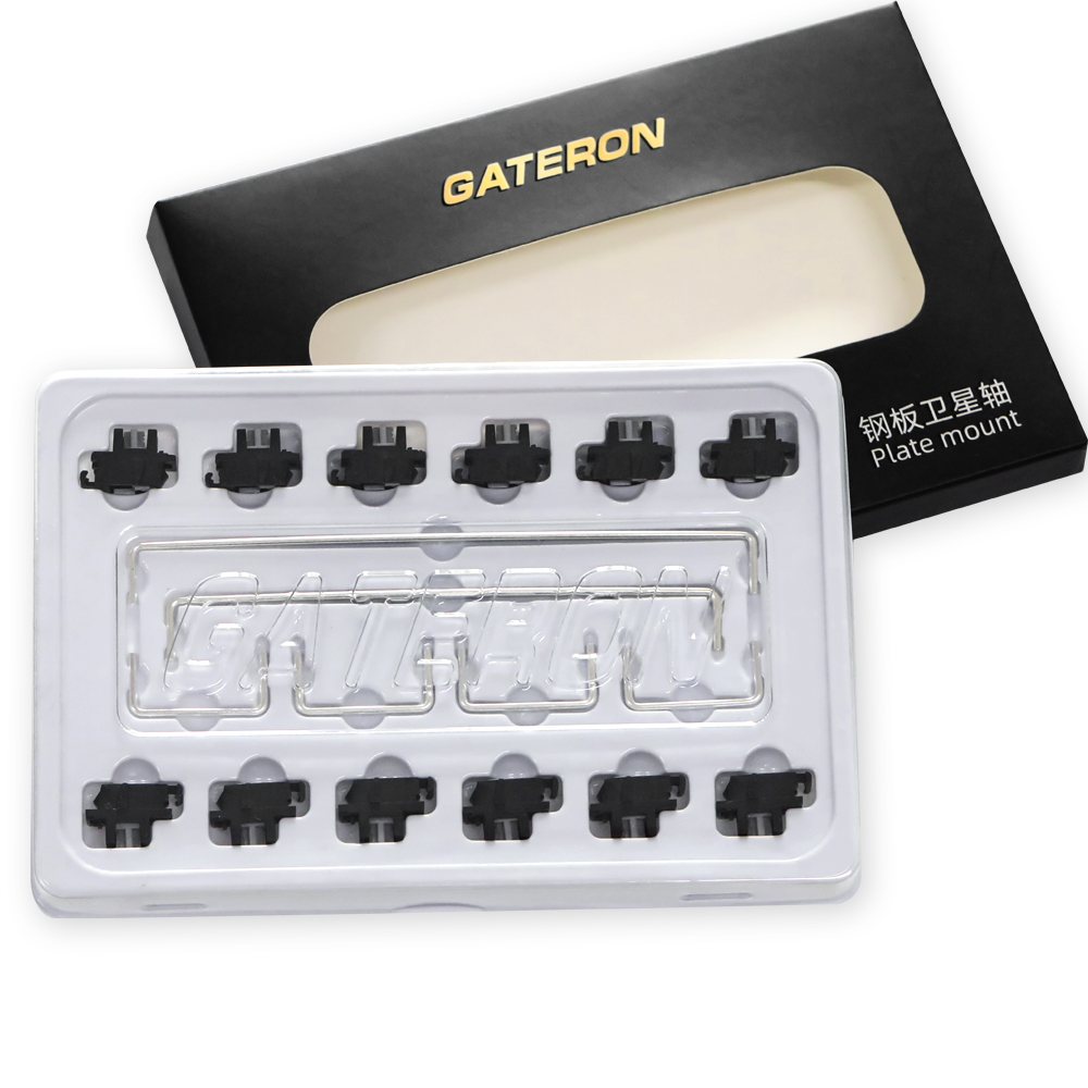 Keyboard Stabilizer Screw In - Gateron Black Plate Mount Stabilisator Satelliten