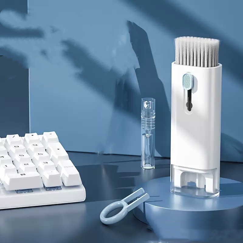 Switch Puller Keycap Puller Kit - 7-in-1-Reinigungsset, Computer-Tastatur-Reinigungsbürste, Kopfhörer-Reinigungsstift für AirPods, iPhone-Reinigungswerkzeuge,