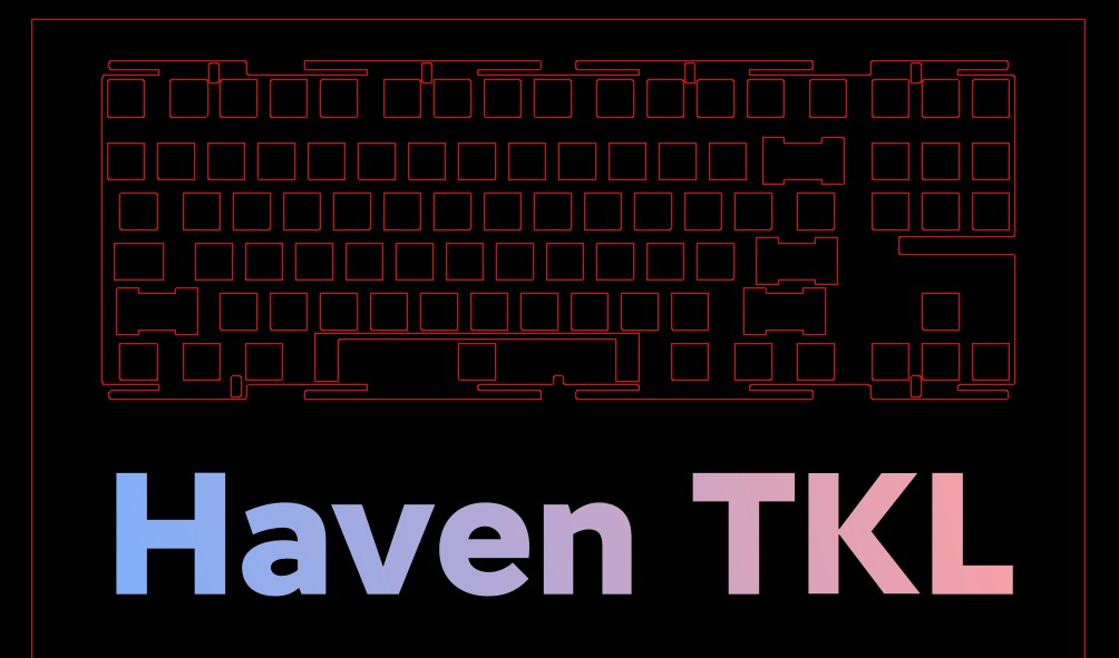 Keyboard Stabilizer Screw In - Massive Messingplatte für Haven 87 Keyboard