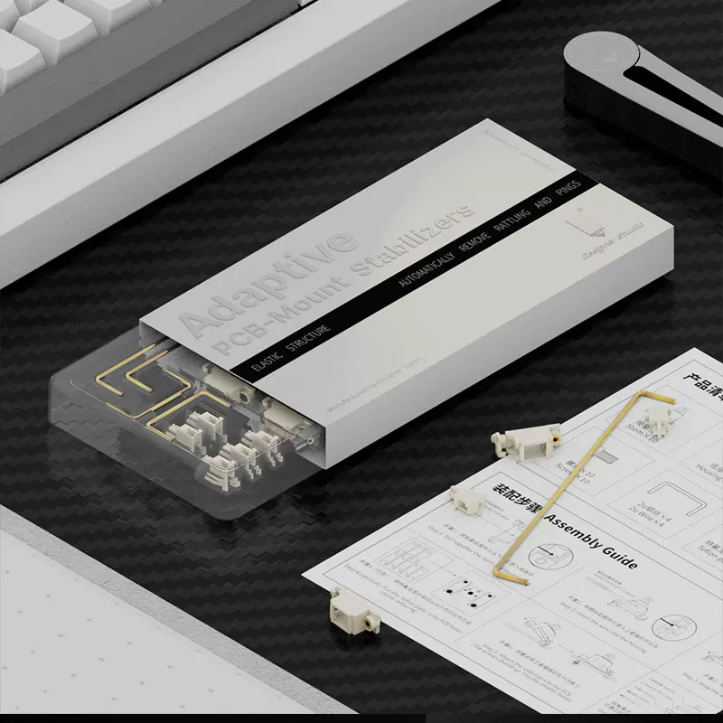 Keyboard Stabilizer Screw In - Designer Studio PCB Schraubstabilisatoren Selbstadaptiv Ohne