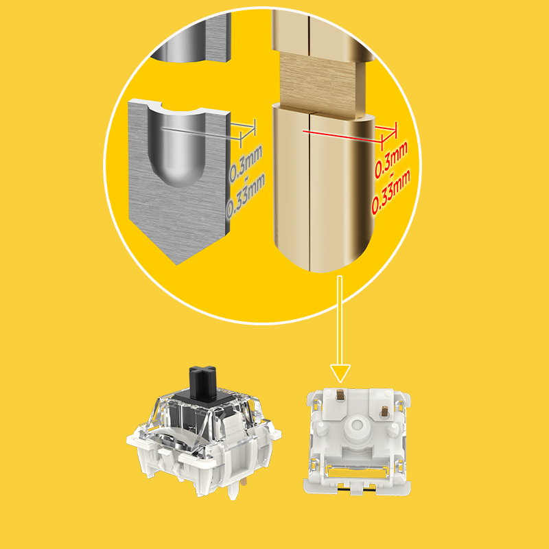 GATERON G Yellow Pro 3.0 RGB 5 – Gateron Switch Linear Tactile Bewertung und Preis