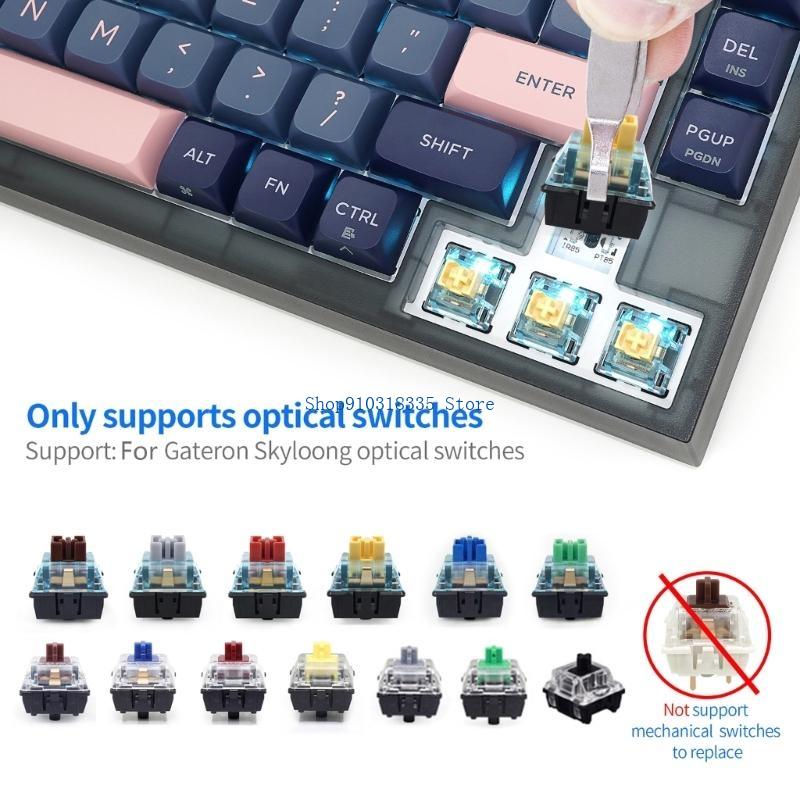 RGB-Hot-Swap-fähige kabelgebun – Optical Switch Keyboard Hotswap Bewertung und Preis