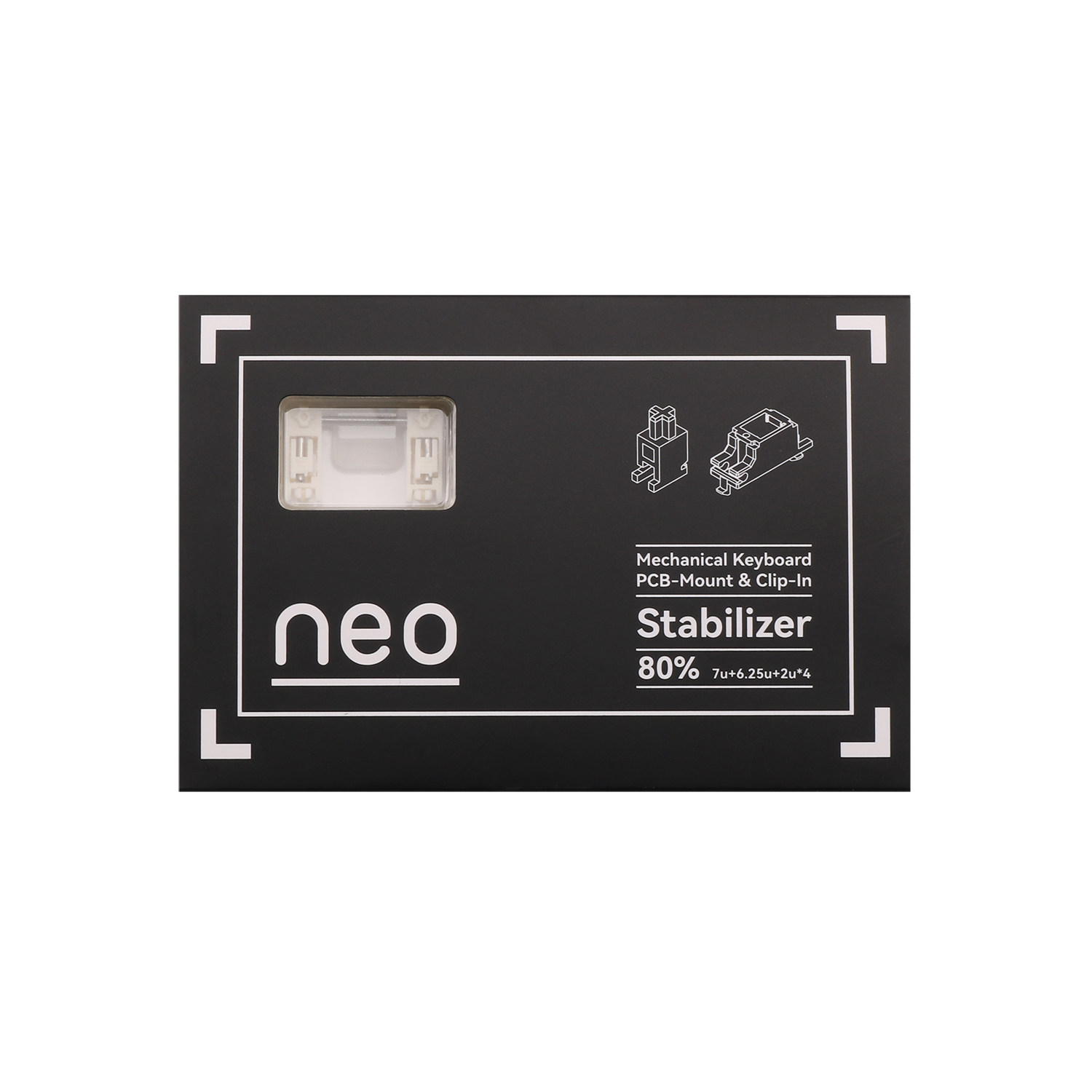 NEO X QK PCB-Montage-Stabilisa – Keyboard Stabilizer Screw In Bewertung und Preis