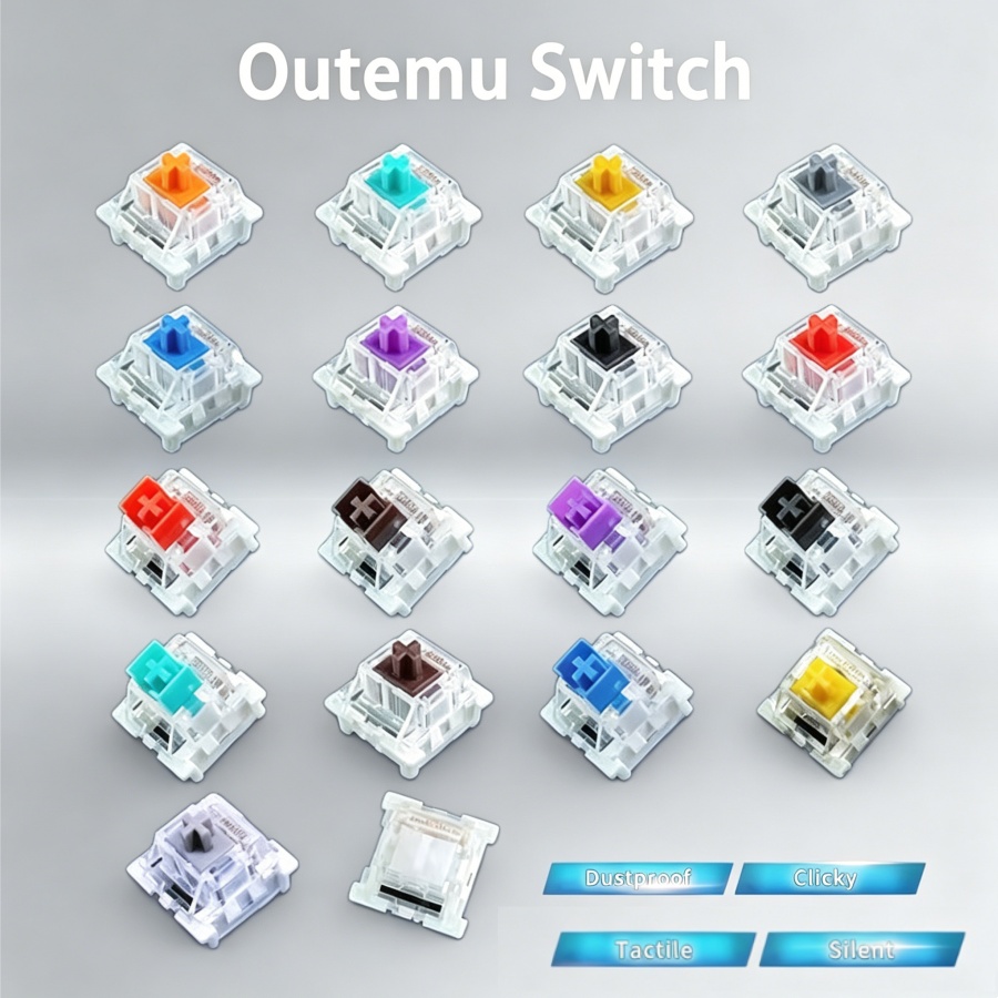 Outemu-Schalter für mechanisch – Silent Switch Mechanical Keyboard Bewertung und Preis