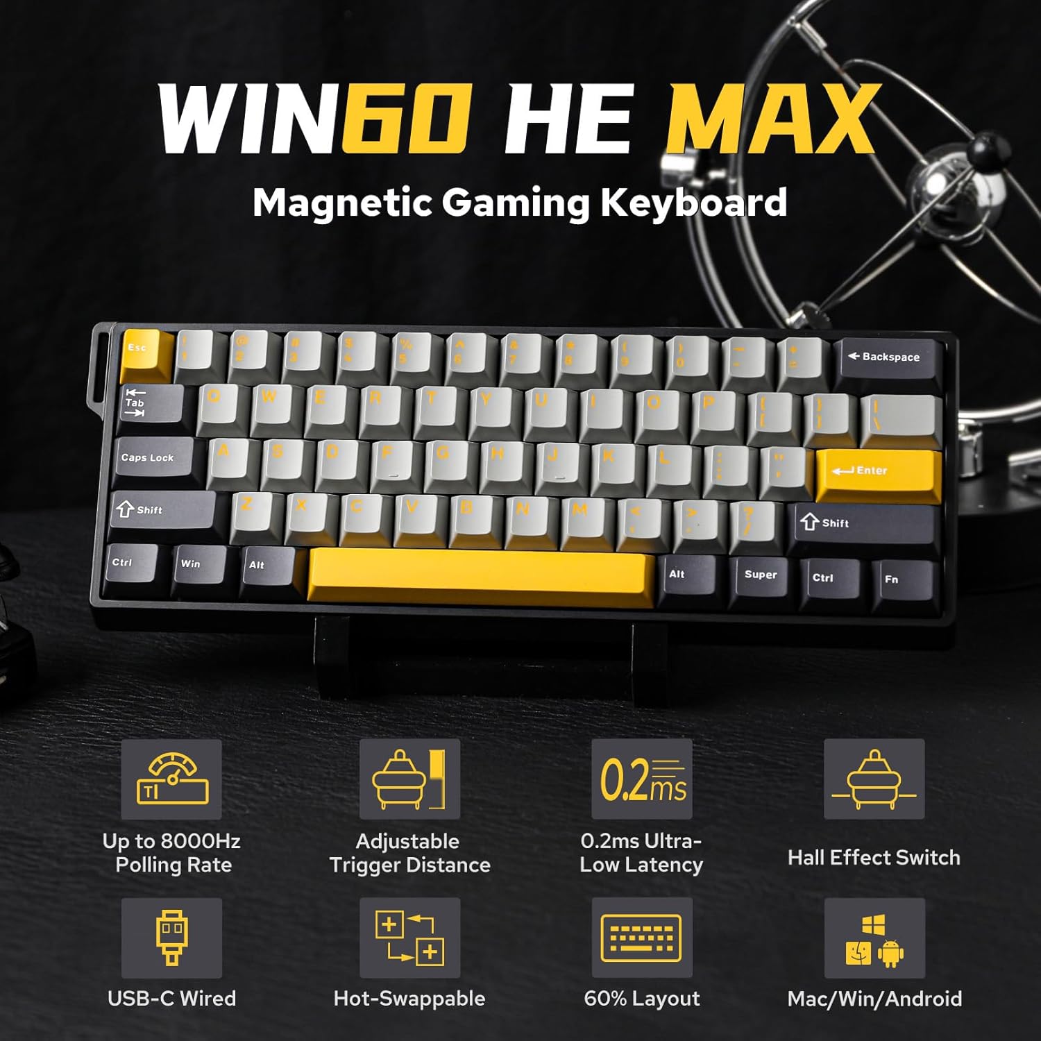 AULA WIN60 HE 60% Max Pro Magn – Hall Effect Magnetic Switch Keyboard Bewertung und Preis