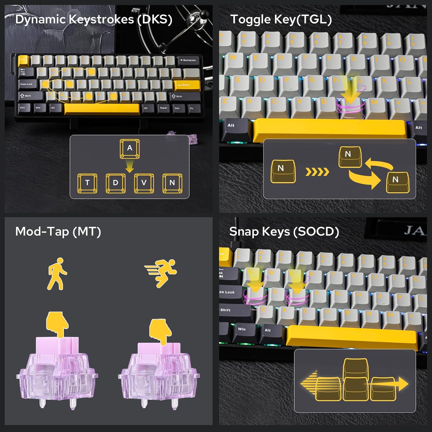 AULA WIN60 HE 60% Max Pro Magn – Hall Effect Magnetic Switch Keyboard Bewertung und Preis