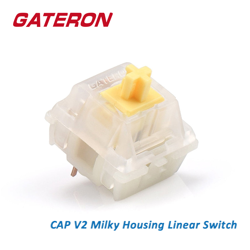 GATERON KAPPE Milchig Gelb Lin – Hot Swap Keyboard Switch 5 Pin Bewertung und Preis