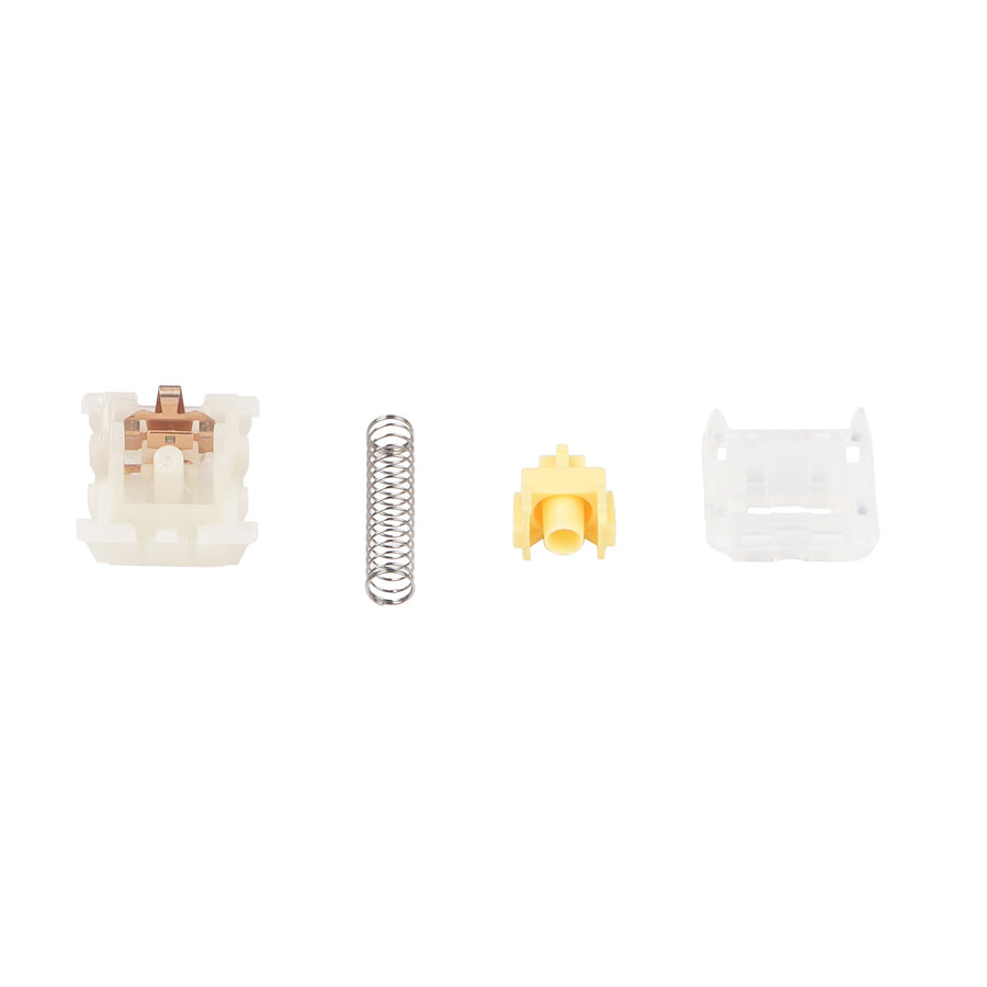 GATERON KAPPE Milchig Gelb Lin – Hot Swap Keyboard Switch 5 Pin Bewertung und Preis