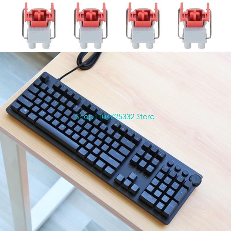 P5EA 4 Stück V2 rötliche Hot-S – Optical Switch Keyboard Hotswap Bewertung und Preis